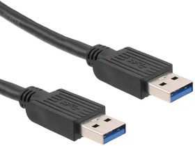 103-1020-BL-00200, Cable Assembly USB 2m USB 3.0 Type A to USB 3.0 Type A 9 to 9 POS M-M 24AWG/28AWG