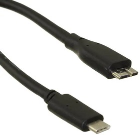 105-1092-BL-00200, Cable Assembly USB 2m USB Type C to Micro USB 3.0 Type B 24 to 10 POS M-M