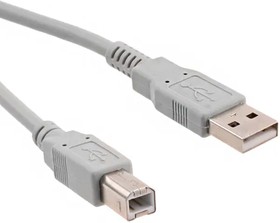 102-1030-BE-00150, Cable Assembly USB 1.5m USB Type A to USB Type B 4 to 4 POS M-M 24AWG/28AWG