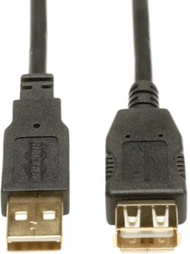 U024-006, USB Cables / IEEE 1394 Cables 6' 2.0 GOLD USB EXT. CABLE