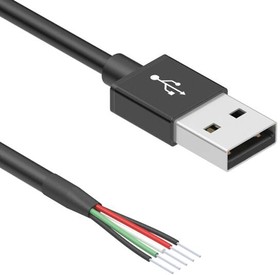 10-02335, Cable Assembly USB 2m USB Type A 4 POS PL 26-28AWG