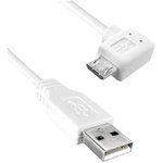 3021088-06, USB Cables / IEEE 1394 Cables USB 2.0 M TO M ANGLD 6FT CORD WHITE