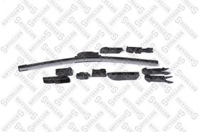 204 013-SX, 204 013-SX_щетка плоская! 8 перех. 375/15'\ Ford Fiesta/Ka, KIA Venga, Nissan Qashqai 07