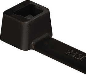 111-05450 T50L-PA66HS-BK, Cable Tie, Heat Resistant, 390mm x 4.6 mm, Black Polyamide 6.6 (PA66), Pk-100