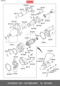 3610084400, Стартер| 24V \Hyundai UNIVERSE/AERO QUEEN/HD/XCIENT