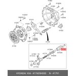 41760-5H000, Шток HYUNDAI HD65,72,78,County вилки сцепления OE