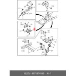8971874160, Опора двигателя передняя правая 4HK1 ISUZU