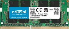 Фото 1/6 Модуль памяти Crucial DDR4 SO-DIMM 16Gb 3200МГц CL22 (CT16G4SFRA32A)