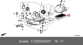 1722055AZ01, Фильтр воздушный Honda HR-V 1.5 15