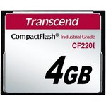 TS4GCF220I, CF220I CompactFlash Industrial 4 GB SLC Compact Flash Card