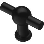 Ручка-кнопка матовый черный K-1140 BL