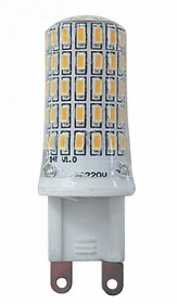 Фото 1/4 Jazzway Лампа PLED-G9 7w 4000K 400Lm 175-240V (пластик d16*50мм)