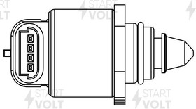 VSM0501, Регулятор холостого хода для а/м Chevrolet Aveo T250 (05-) 1.2i (VSM 0501)