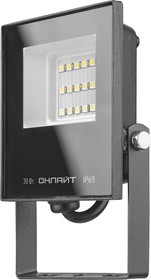 Светильник ОНЛАЙТ 90 497 OFL-03-30-6.5K- BL-IP65-LED