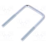 CBTC.6.35.65 (1"), U-bolt; C; 1; steel; zinc; Thread len: 30mm; Int.width ...