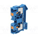 3212123, PT 10 Series Blue DIN Rail Terminal Block, 0.5 → 16mm² ...