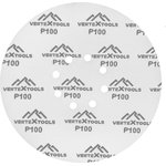 Круг абразивный перфорированный под липучку 225 мм, Р100, 5 шт 120225-100