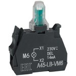 332211, OptiSignal Light unit D22 A45-LB-VM6 blue 230-240VAC ZBVM6