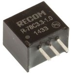 R-78C3.3-1.0, Non-Isolated DC/DC Converters CONV DC/DC 1A 7-42VIN 3.3VOUT