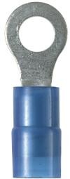 PN14-38R-L, Ring Tongue Terminal 14-18AWG Copper Blue 29mm Tin Bottle