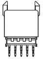 Фото 1/2 5352268-1, Z-PACK HM Series 2mm Pitch Hard Metric Type B Backplane Connector, Female, Straight, 22 Column, 5 Ro