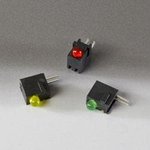H100CBC, LED; in housing; red,green; 3mm; No.of diodes: 1; 20mA; 45°; 30mcd