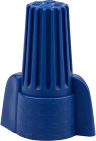 Фото 1/3 08-0782, Соединительный изолирующий зажим с лепестками СИЗ-17 ø 17,8 мм (5-32 мм²), синий (50 шт./уп.)