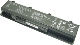 Фото 1/2 Аккумуляторная батарея для ноутбука Asus N45 10.8V-11.1V 5200mAh A32-N55 черная