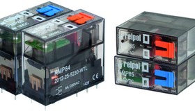 Реле RMP85-2011-25-1012-WTL, 1CO, 16A(250VAC), 12VDC, мех. инд., тест- кнопка, светодиод, IP40