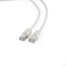 Фото 1/7 Cablexpert Патч-корд FTP PP6-0.5M кат.6, 0.5м, литой, многожильный (серый)