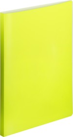 Фото 1/3 Скоросшиватель пластиковый с пруж мех Attache Neon А4 500мкм, желтый
