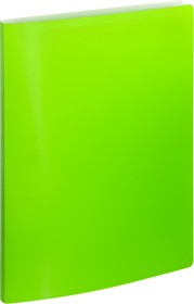 Фото 1/3 Скоросшиватель пластиковый с пруж мех Attache Neon А4 500мкм, салатовый