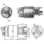 7395, Втягивающее реле стартера