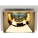 Встраиваемый светильник декоративный ЭРА KL102 WH/GD MR16 GU5.3 белый золото Б0056352