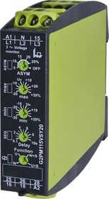 G2PM115VSY20 24-240V AC/DC, Phase, Voltage Monitoring Relay, 3 Phase, DPDT, Maximum of 115 V, DIN Rail
