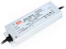 Фото 1/2 ELG-100-42, LED Driver 95.8W 2.28A 21 ... 42V IP67