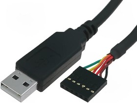 Фото 1/6 TTL-232R-3V3, Кабель конвертер USB-TTL UART 3.3V SIL6