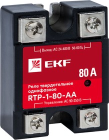 Фото 1/9 Реле твердотельное однофазное RTP-80-AA PROxima rtp-1-80-aa