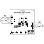 DC1341B, Power Management IC Development Tools LT3757 SEPIC Demo Board - 4.5V = Vin