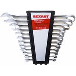 12-5842, Набор ключей комбинированных (6-14, 17, 19, 22мм) 12 шт, CrV ...