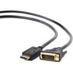 Bion Кабель DisplayPort - DVI, 20M/24+1M, позолоченные контакты, 1,8м ...
