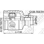 jc23055, ШРУС внутренний Mitsubishi Airtrek Outlander