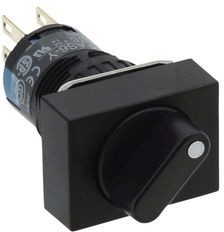 AS6H-2Y2P, Rotary Switch, Poles %3D 2, Positions %3D 2, 90°, Panel Mount
