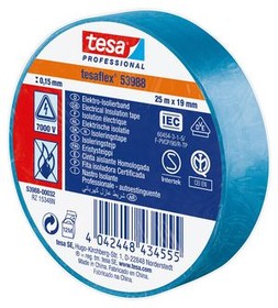 53988-00032-00, Soft PVC Insulation Tape 19mm x 25m Blue