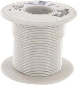 Фото 1/2 1856/19 WH005, Hook-up Wire 20AWG 19/32 PVC 100ft SPOOL WHT