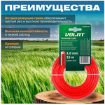 5104001, Леска ф 3.0 мм х 15 м кругл. сеч. ВОЛАТ