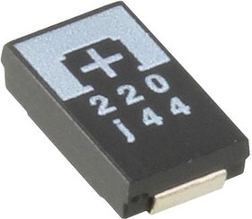2R5THC220M, Tantalum Capacitors - Polymer SMD 2.5v 220uf, 7.3x4.3x1.9mm