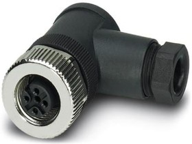 Фото 1/4 1681143, Circular Metric Connectors M12 R/A SKT 4P PG7