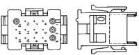 Фото 1/2 1-640510-0, Rectangular Connectors HousIngs