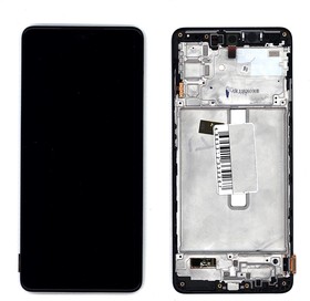 Дисплей для Samsung Galaxy M52 5G SM-M526F/DS черный с рамкой